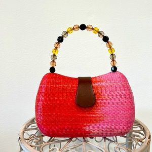 Handmade. Woven. Le Sac Kultura purse